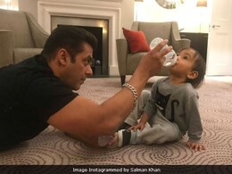 Salman Khan's Picture With Nephew Ahil Will Melt Your Heart Salman Khan's Picture With Nephew Ahil Will Melt Your Heart