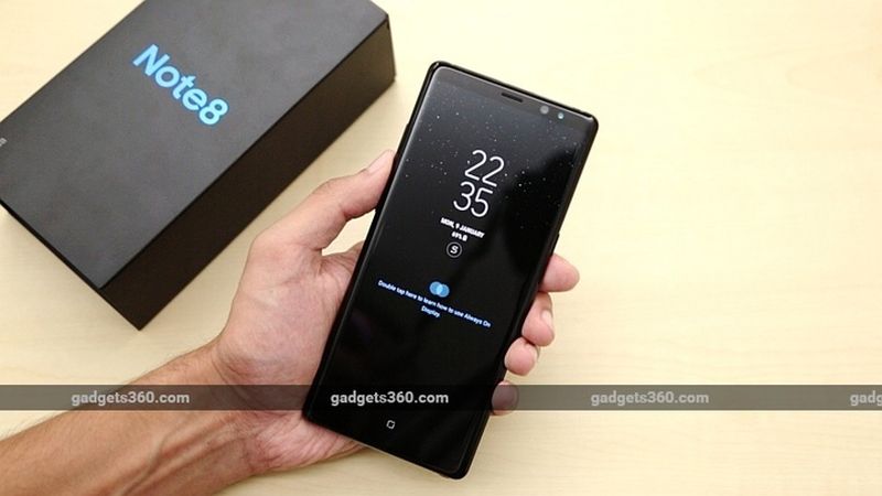 Samsung Galaxy Note 8 की बिक्री भारत में शुरू