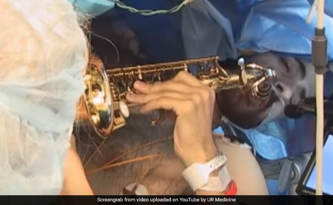 Watch: Patient Plays Saxophone As Surgeons Remove Brain Tumour