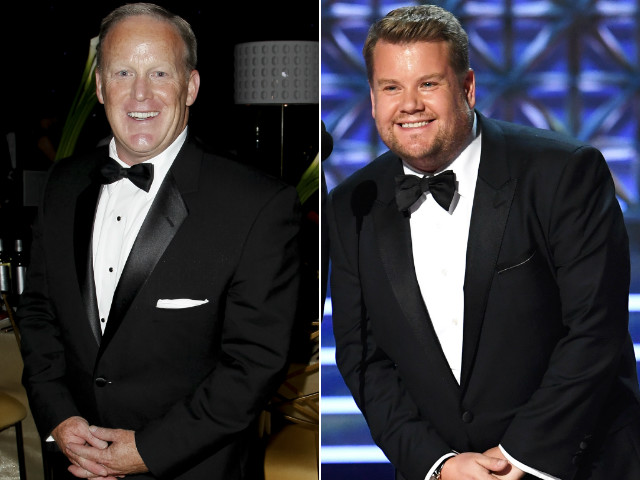 Emmys 2017: James Corden On Controversial Pic Of Him Kissing Sean Spicer