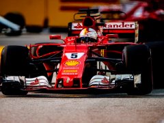 F1 2017: Vettel To Start On Pole At Singapore GP, Verstappen On Second