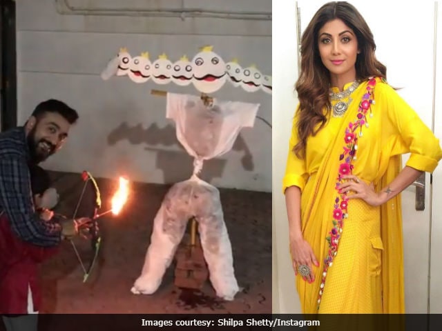 Shilpa Shetty Posts Video Of Burning Ravana Gets Trolled For Causing Air Pollution