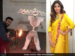 Shilpa Shetty Posts Video Of Burning Ravana Gets Trolled For Causing Air Pollution Shilpa Shetty Posts Video Of Burning Ravana Gets Trolled For Causing Air Pollution