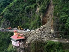 Massive Landslide On Chandigarh-Shimla National Highway, Vehicles Buried