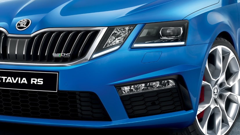 skoda octavia rs front