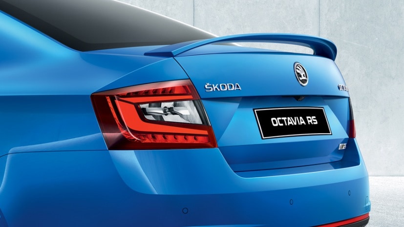 skoda octavia rs rear