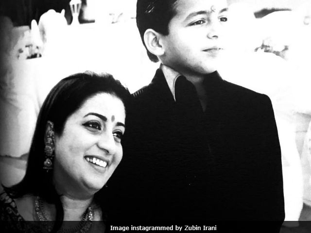 Smriti Irani And Her Son Zohr's Throwback Pic Dates Back To Her <i>Kyunki</i> Days