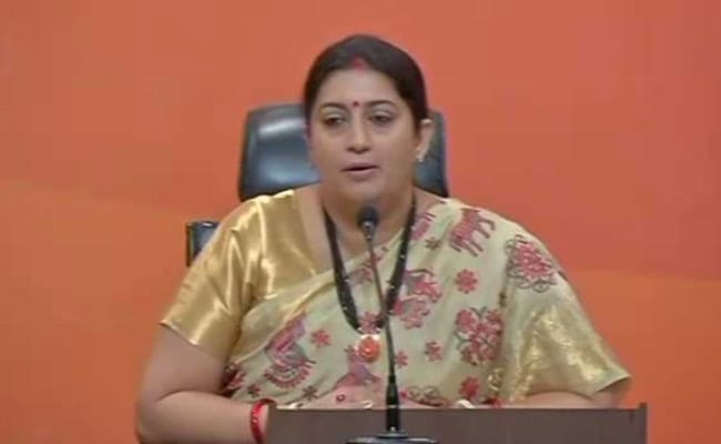 Smriti Irani Sees A Russia Connection To Rahul Gandhi's Twitter Popularity