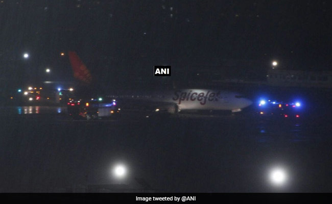 SpiceJet Aircraft Overshoots Runway At Mumbai Airport After Heavy Rains