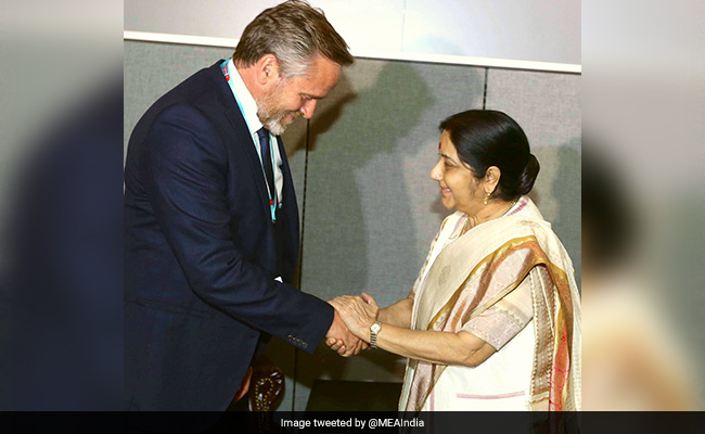 External Affairs Minister Sushma Swaraj Meets Counterparts From 5 Nations In New York