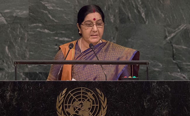 From Sushma Swaraj At UN, A Measured Rebuttal To Trump's Jab At India