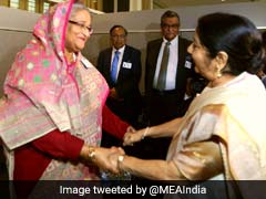 Sushma Swaraj Meets Bangladesh PM Sheikh Hasina, But No Discussion On Rohingyas