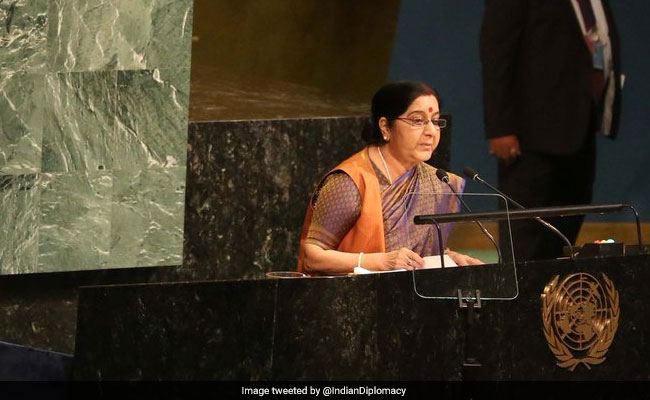 Sushma Swaraj To Address UN General Assembly Session On September 29