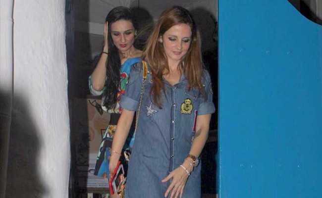 फ्रेंड के साथ पार्टी करती दिखीं सुजैन खान