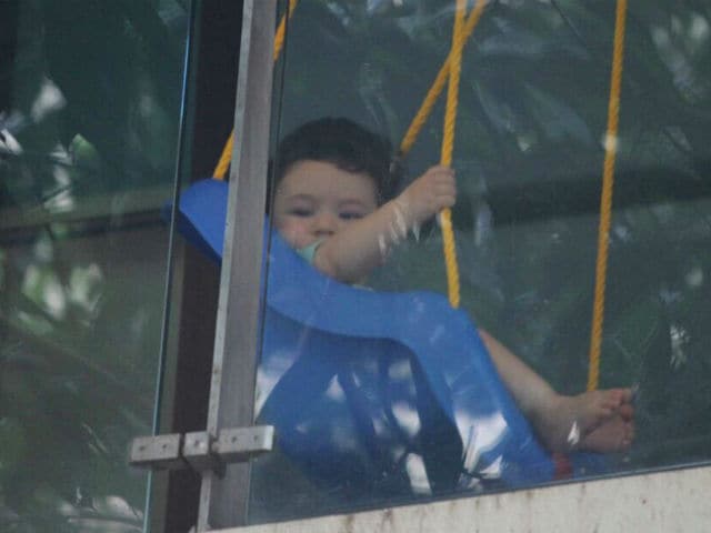 Taimur Ali Khan Being Adorable On A Swing Will Make Your Day. See Cute Pics