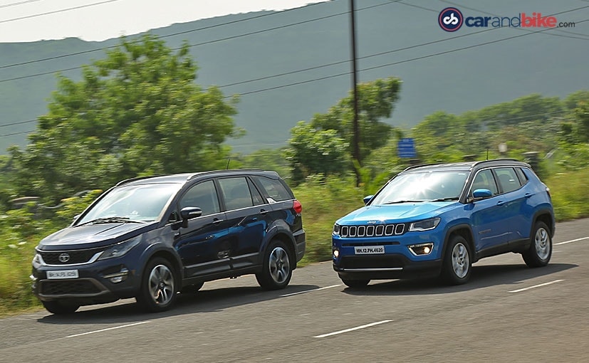 tata hexa and jeep compass safety features