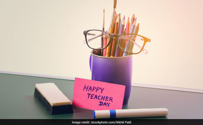 Happy World Teacher Day Gift Idea' Sticker | Spreadshirt