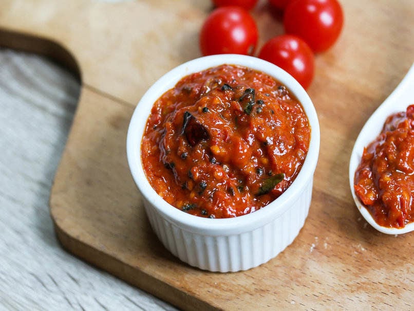 Tomato Chutney Recipe - NDTV Food