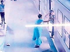 Woman Dragged Trying To Board Mumbai Local, Cop Saves Her