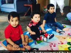 Baby Taimur's Play Date With Tusshar Kapoor's Son Laksshya
