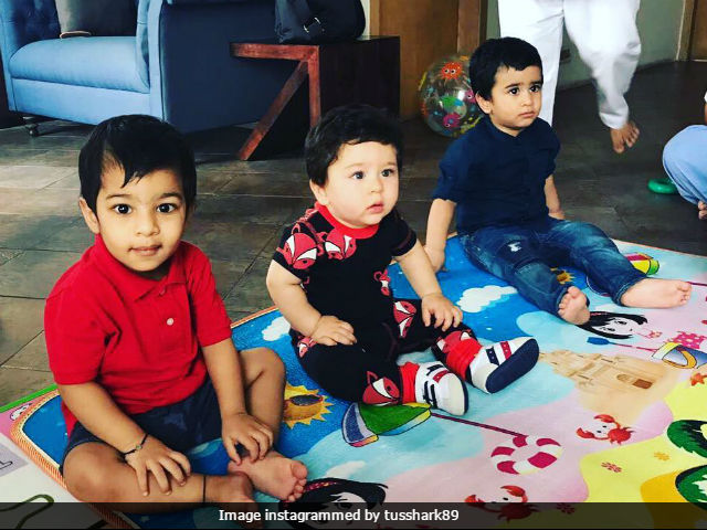 Baby Taimur's Play Date With Tusshar Kapoor's Son Laksshya