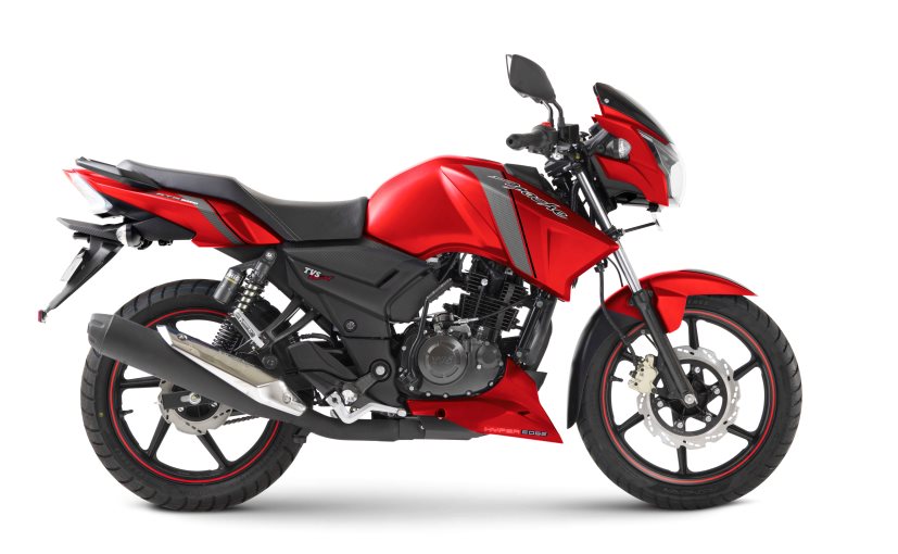 TVS Apache RTR 160, RTR 180 Get New Syrah Matte Red Colour For Festive Season