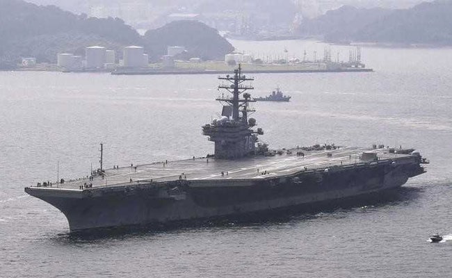 US Navy Carrier Drills With Japanese Navy Amid North Korean Tension