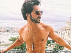 Viral: Varun Dhawan Goes Shirtless. 'In Love With The Shape Of You,' Say Fans