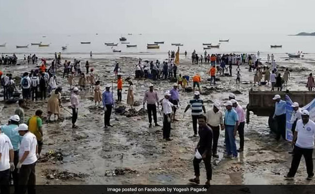 Versova Beach Clean Up In 100th Week, 7.2 Million Kg Plastic Removed