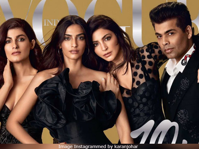 Twinkle Khanna Tweets About Vogue Cover With Fellow Ex 'Chubby Nerd' Karan Johar