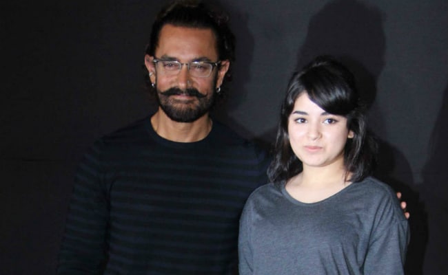 Aamir Khan Xxx - Aamir Khan Crowns Zaira Wasim As The Secret Superstar Of Bollywood