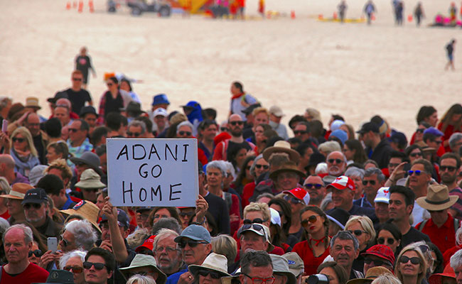 Thousands Protest Across Australia Against Giant Adani Coal Mine
