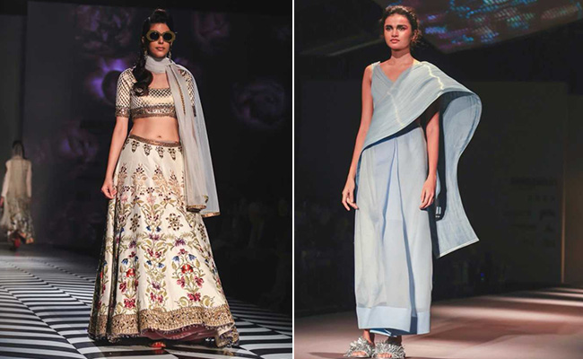 Amazon India Fashion Week Day 1: Nargis Fakhri For Kara Ross, Milind Soman For Nida Mahmood