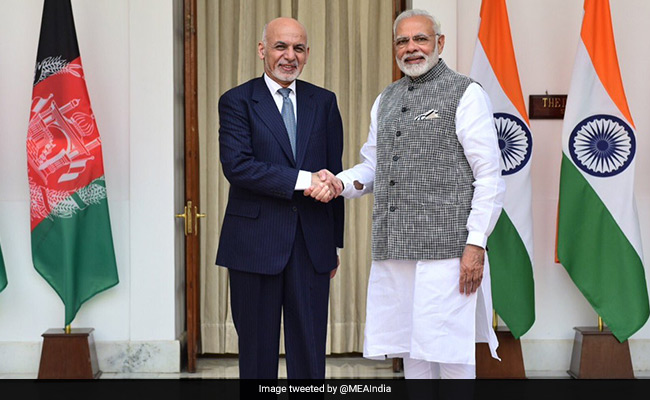 भारत की यात्रा पर अफगानिस्तान के राष्ट्रपति अशरफ गनी, पीएम मोदी से मिलकर आतंकवाद के खात्मे पर जतायी प्रतिबद्धता