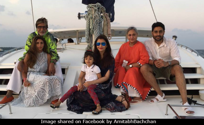 Amitabh Bachchan's Birthday Celebrations In Maldives. See Pic