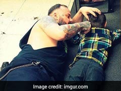 Barber Lies Down On Floor To Cut Boy's Hair. Pic Is Viral