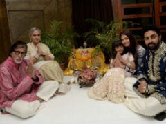 Inside The Bachchans' Diwali <I>Puja</i> With Aaradhya And Aishwarya Rai Bachchan