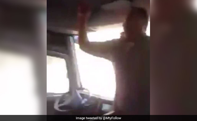 Driver Leaves Seat, Starts Dancing On Moving Bus. But Watch Till The End