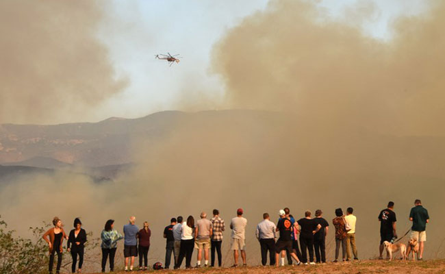 At Least 10 Dead As Wildfires Sweep Through California's Wine Country