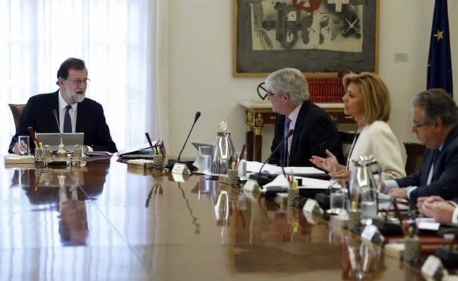 Image result for Spanish cabinet meets to impose direct rule in Catalonia