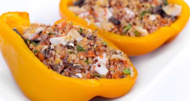 Recipe for peppers stuffed with chicken