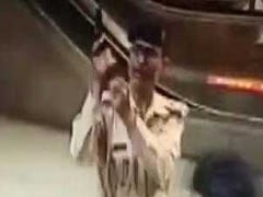 On Camera, Gun Pulled Out, Shot Into The Air At Delhi Metro Station