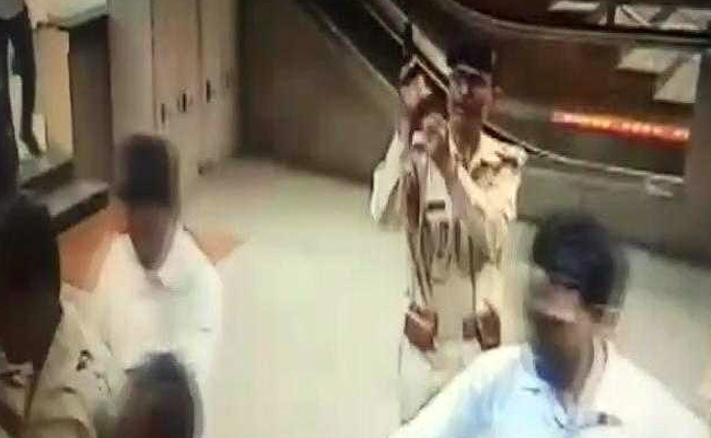 On Camera, Gun Pulled Out, Shot Into The Air At Delhi Metro Station