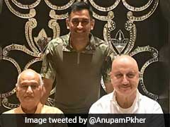 Mahendra Singh Dhoni Introduces Reel And Real Life Father