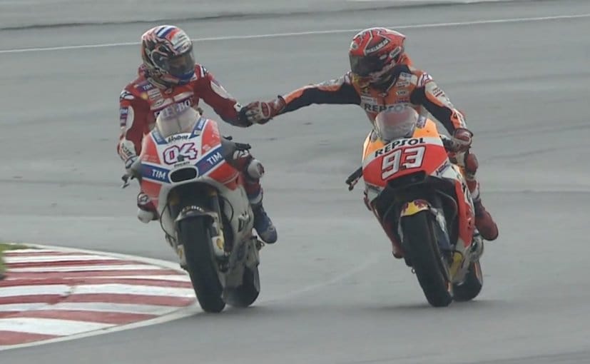 dovizioso marquez malaysia gp motogp 2017