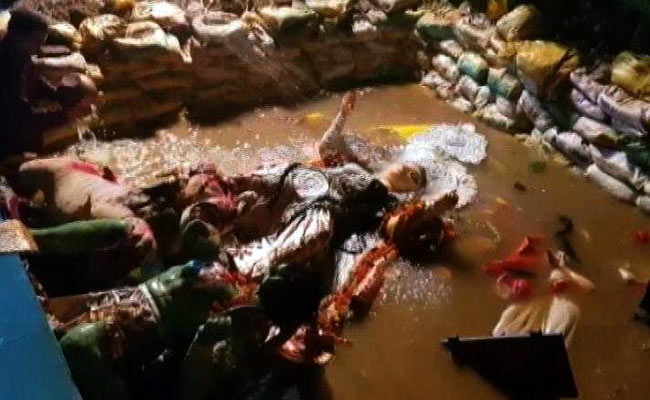 Durga Puja Committee Goes Green, Immerses Eco-Friendly Idols In A Pit