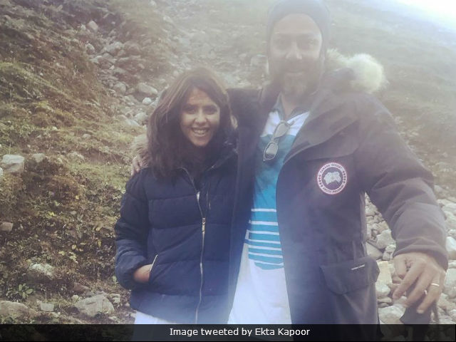 Pics From Sara Ali Khan's <i>Kedarnath</i> Shoot, Posted By Ekta Kapoor