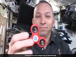 Watch What Happens When You Spin A Fidget Spinner In Space Watch What Happens When You Spin A Fidget Spinner In Space