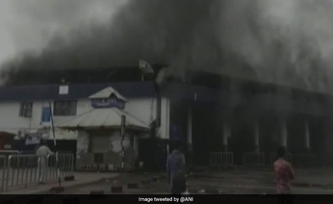 Massive Fire Breaks Out At Goa Bus Stand, No Casualties