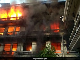 Massive Fire Erupts At Hosiery Unit In Punjab's Ludhiana, No Casualties Massive Fire Erupts At Hosiery Unit In Punjab's Ludhiana, No Casualties